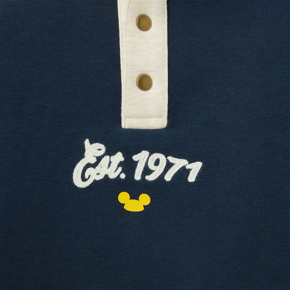 Mickey Mouse Collegiate Henley Hoodie for Adults &ndash; Walt Disney World