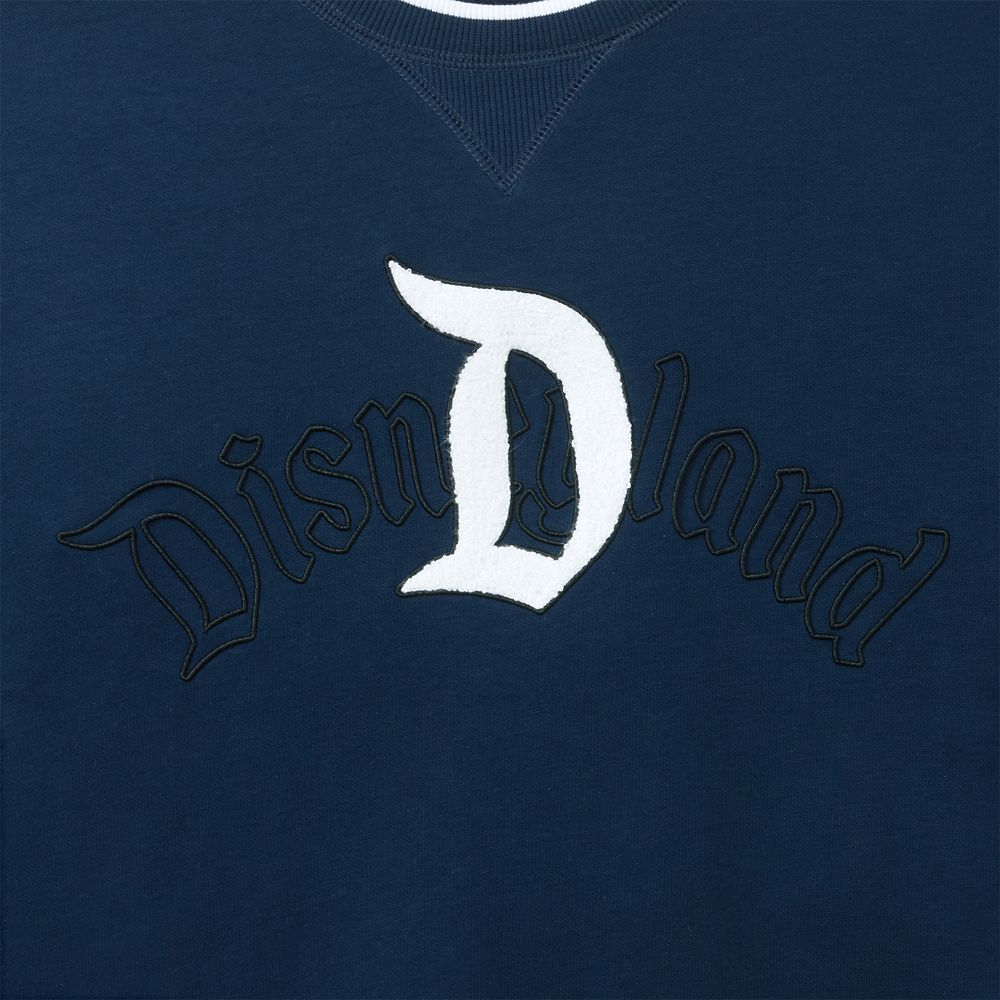 Disneyland ''D'' Logo Pullover Sweatshirt for Adults &ndash; Navy