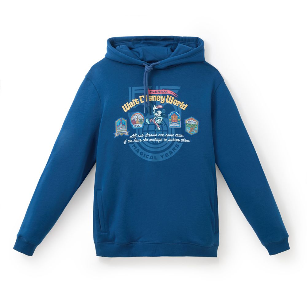 Mickey Mouse Walt Disney World 55th Anniversary Pullover Hoodie for Adults