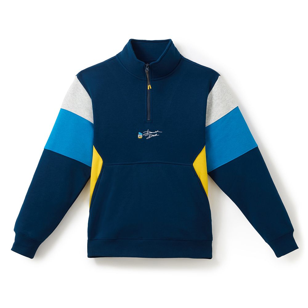 Donald Duck 1/4 Zip Pullover for Adults