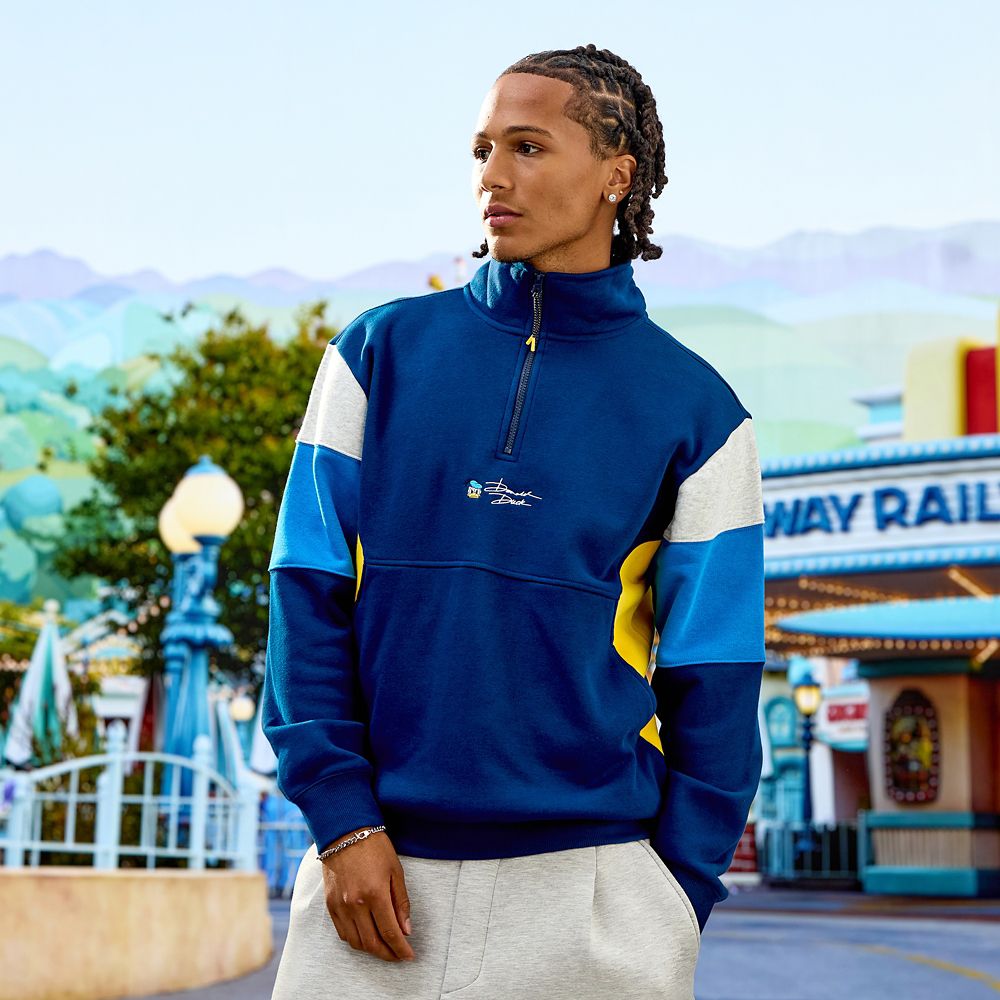 Donald Duck 1/4 Zip Pullover for Adults