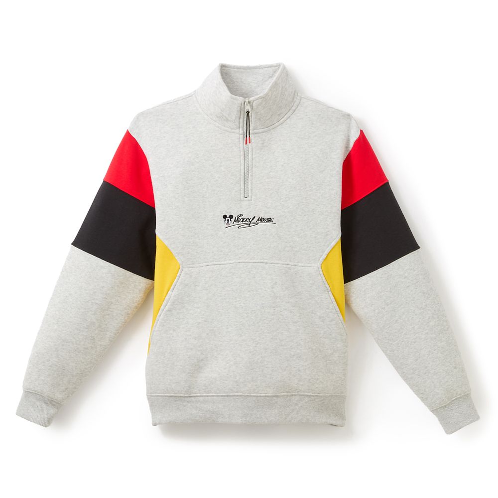 Mickey Mouse 1/4 Zip Pullover for Adults