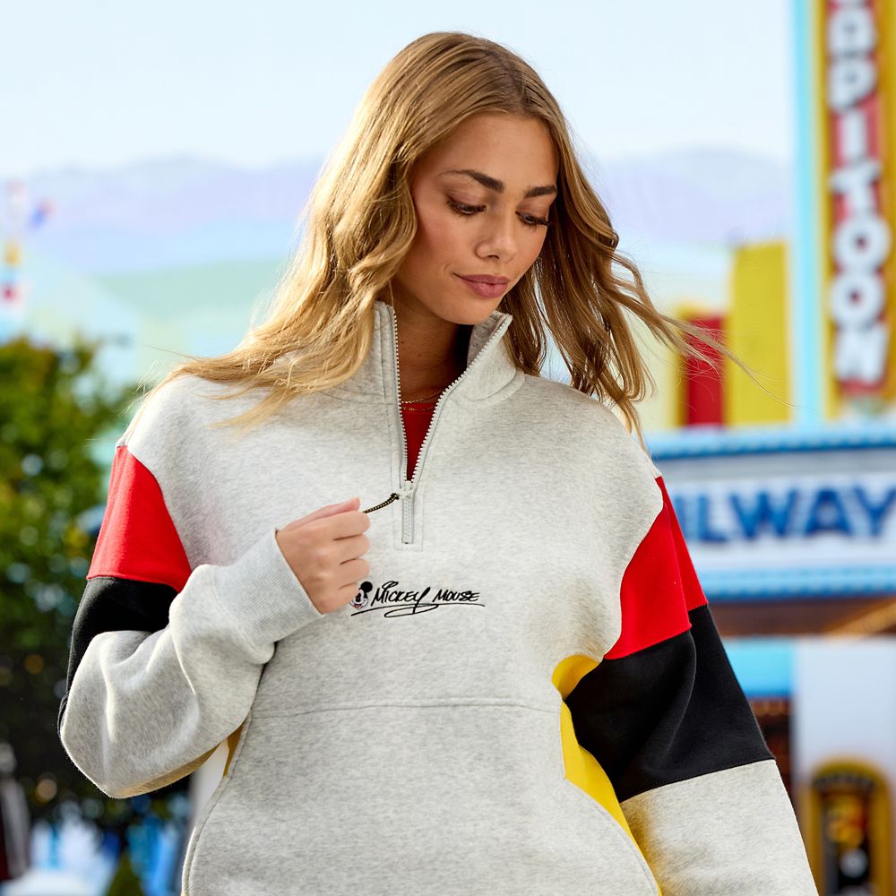 Mickey Mouse 1/4 Zip Pullover for Adults