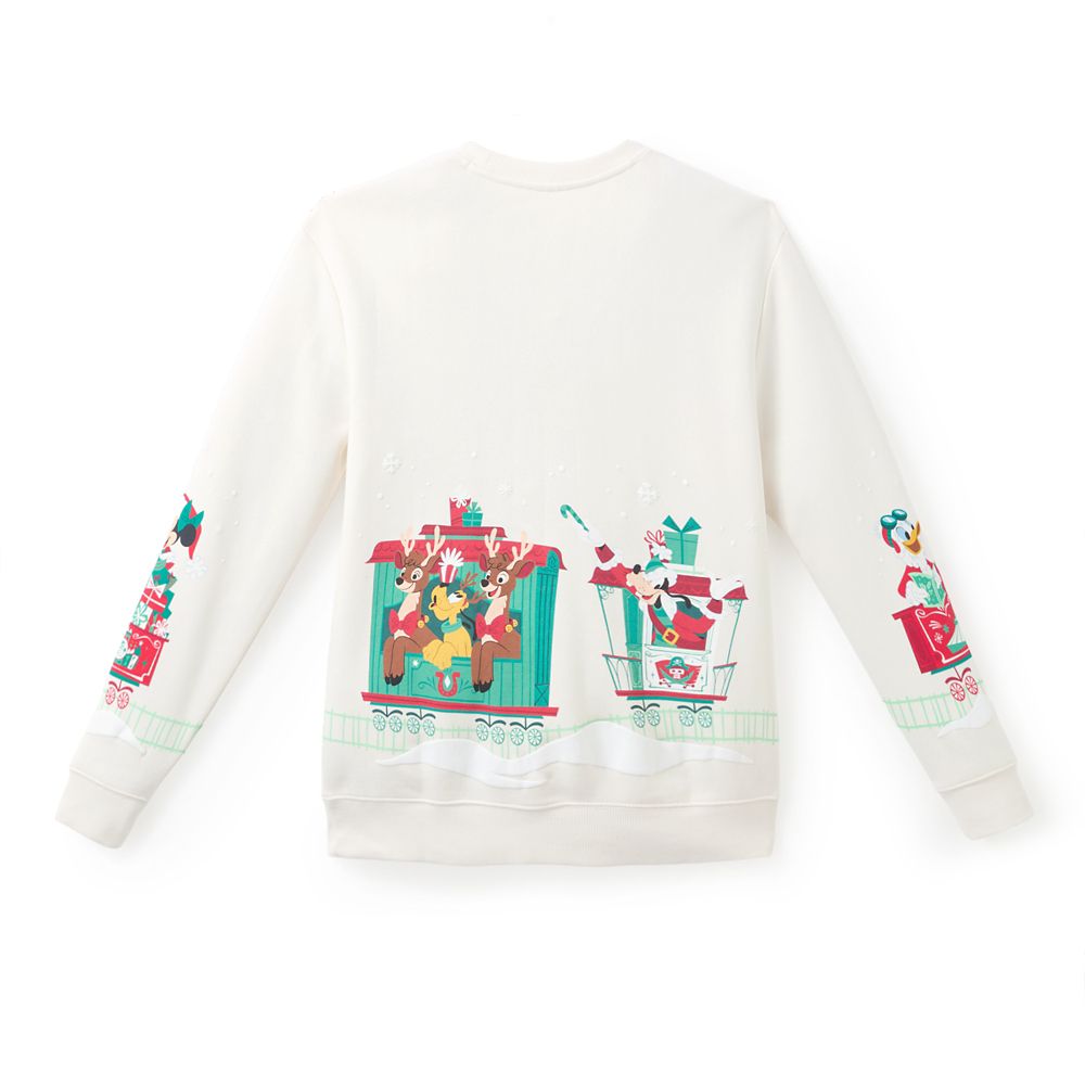 Mickey Mouse and Friends Holiday Pullover Sweatshirt for Adults