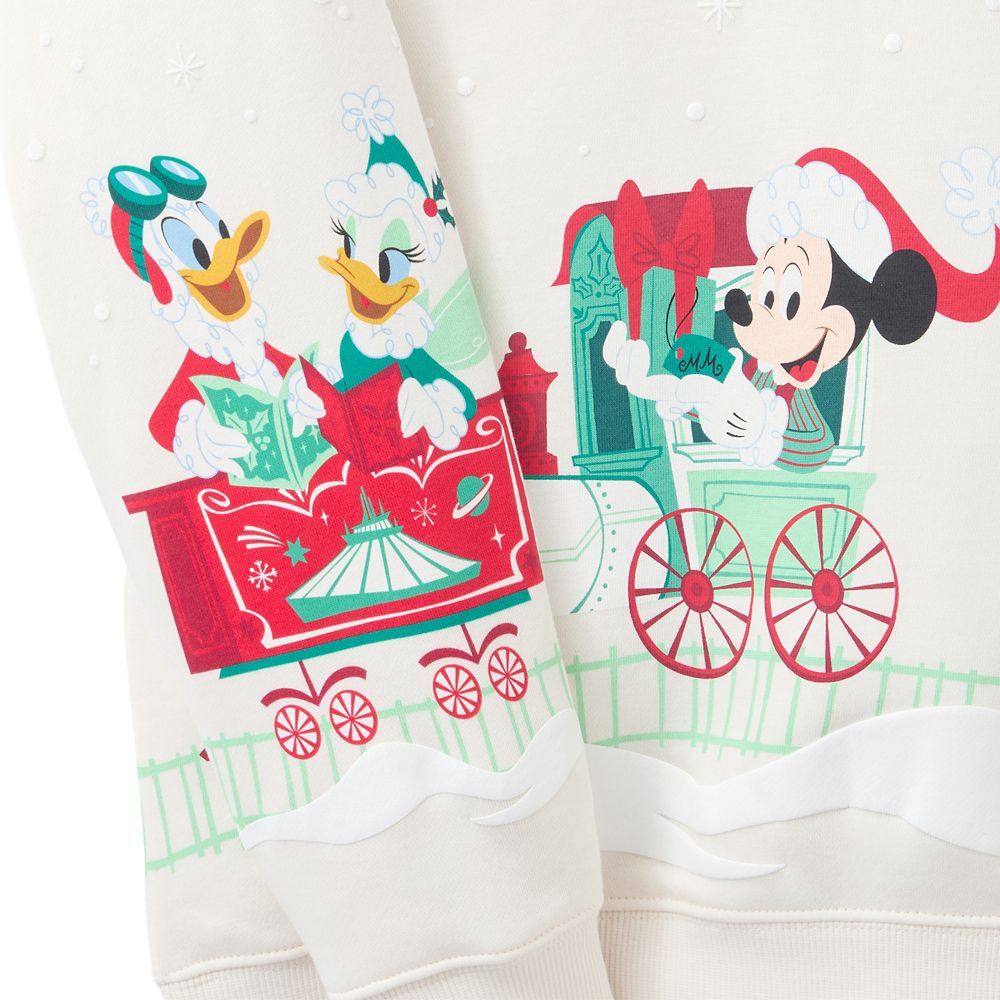 Mickey Mouse and Friends Holiday Pullover Sweatshirt for Adults