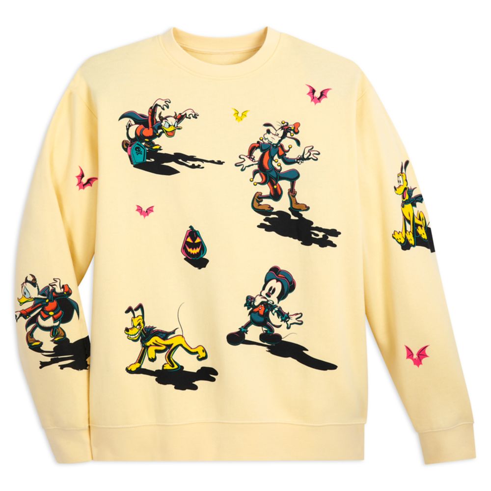 Mickey Mouse and Friends Halloween Pullover Sweatshirt for Adults Disney Store