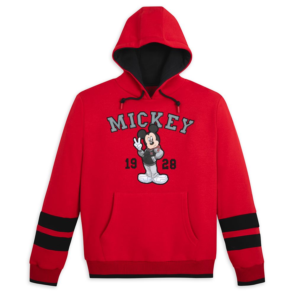 Mickey Mouse Collegiate Pullover Hoodie for Men Official shopDisney