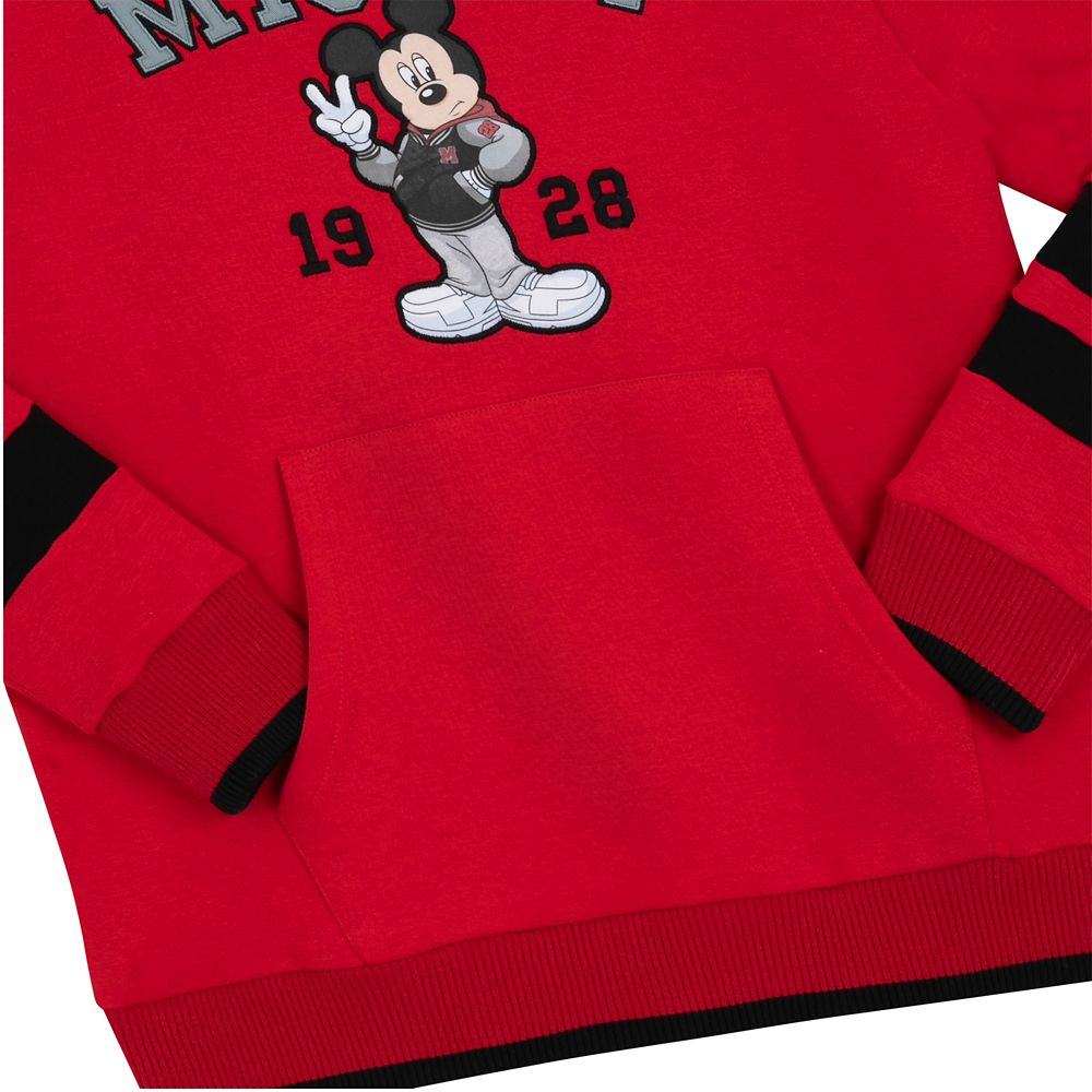 Mickey Mouse Collegiate Pullover Hoodie for Men
