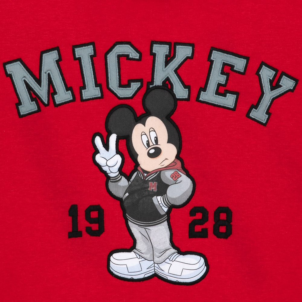 Mickey Mouse Collegiate Pullover Hoodie for Men