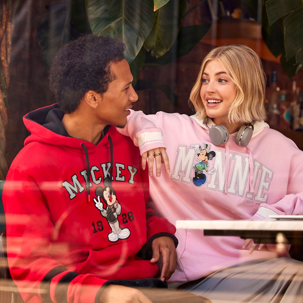 Mickey Mouse Collegiate Pullover Hoodie for Men