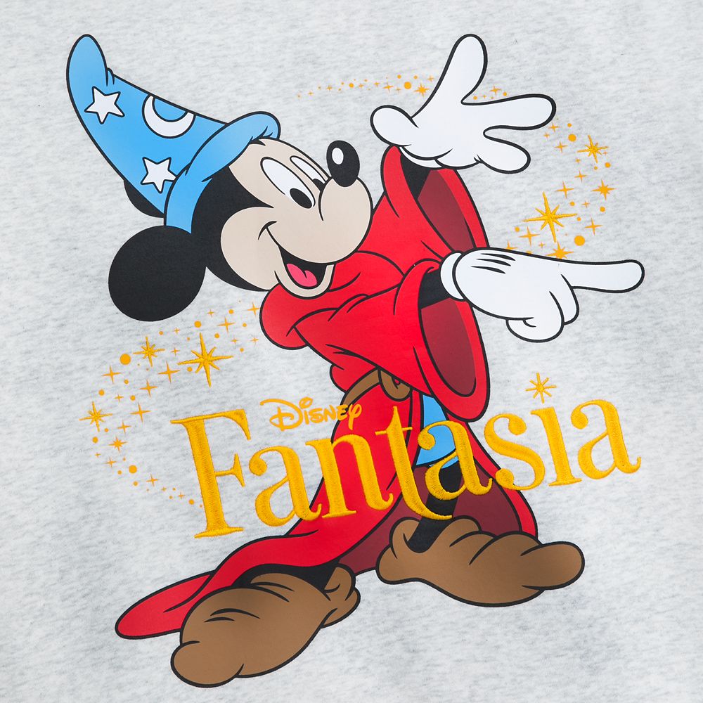 Sorcerer Mickey Mouse - Fantasia 85th Anniversary Pullover Crew for Men by RSVLTS