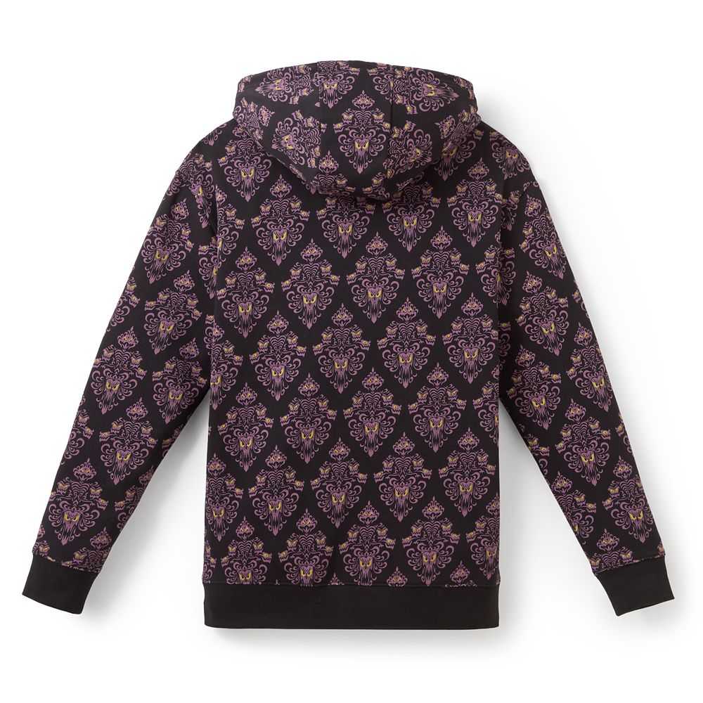 The Haunted Mansion Wallpaper Zip Hoodie for Adults
