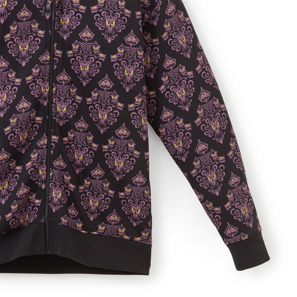 The Haunted Mansion Wallpaper Zip Hoodie for Adults