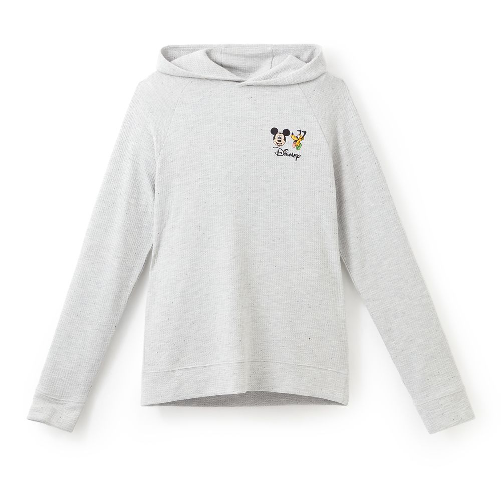 Mickey Mouse and Pluto Pullover Hoodie for Adults