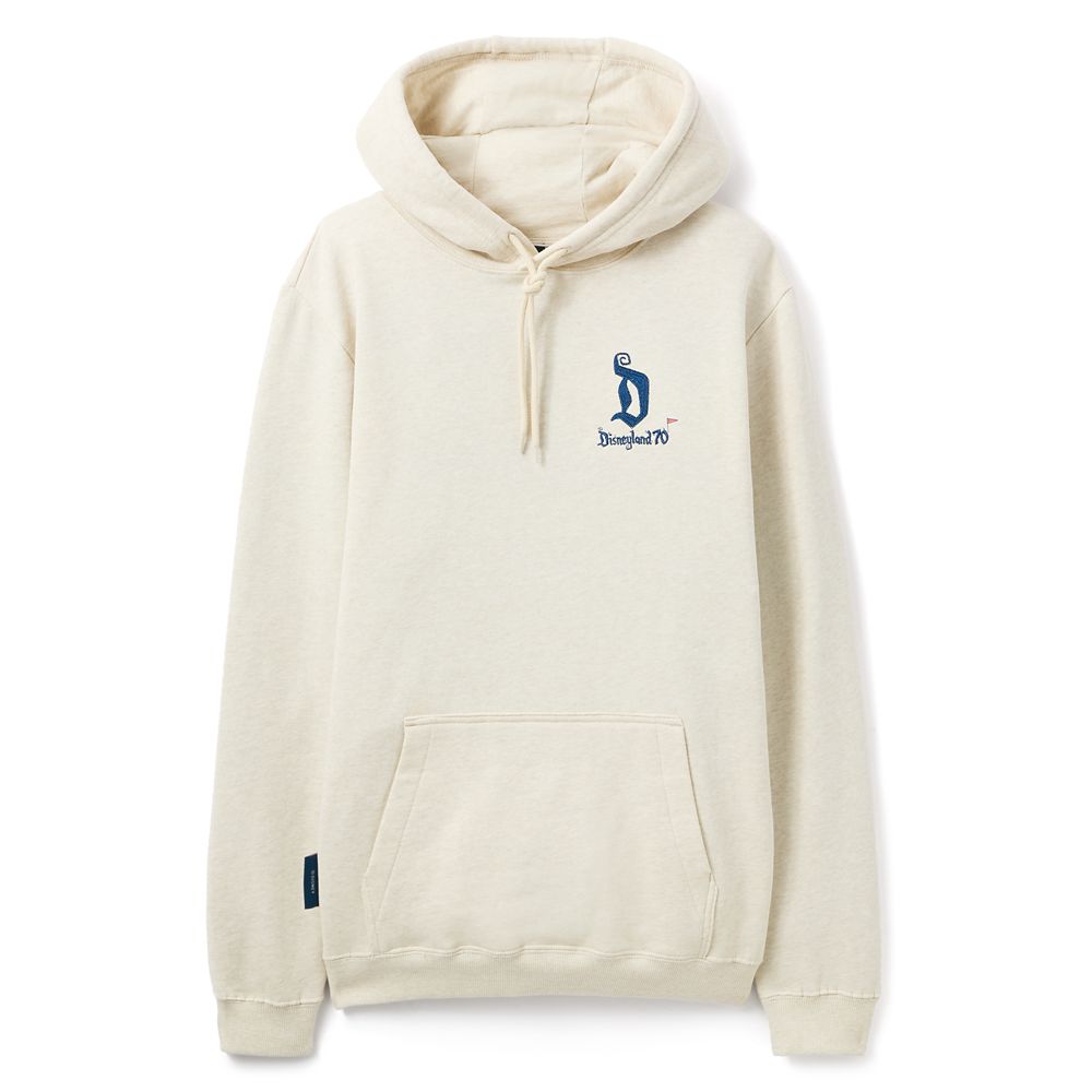 Mickey Mouse & Map Pullover Hoodie for Adults - Disneyland 70th Anniversary