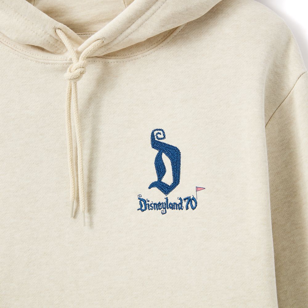 Mickey Mouse & Map Pullover Hoodie for Adults - Disneyland 70th Anniversary