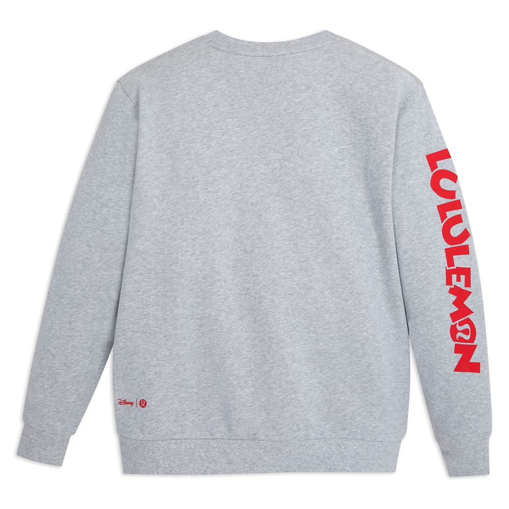 Mickey Mouse Icon Steady State Crew Pullover for Men by lululemon - Gray