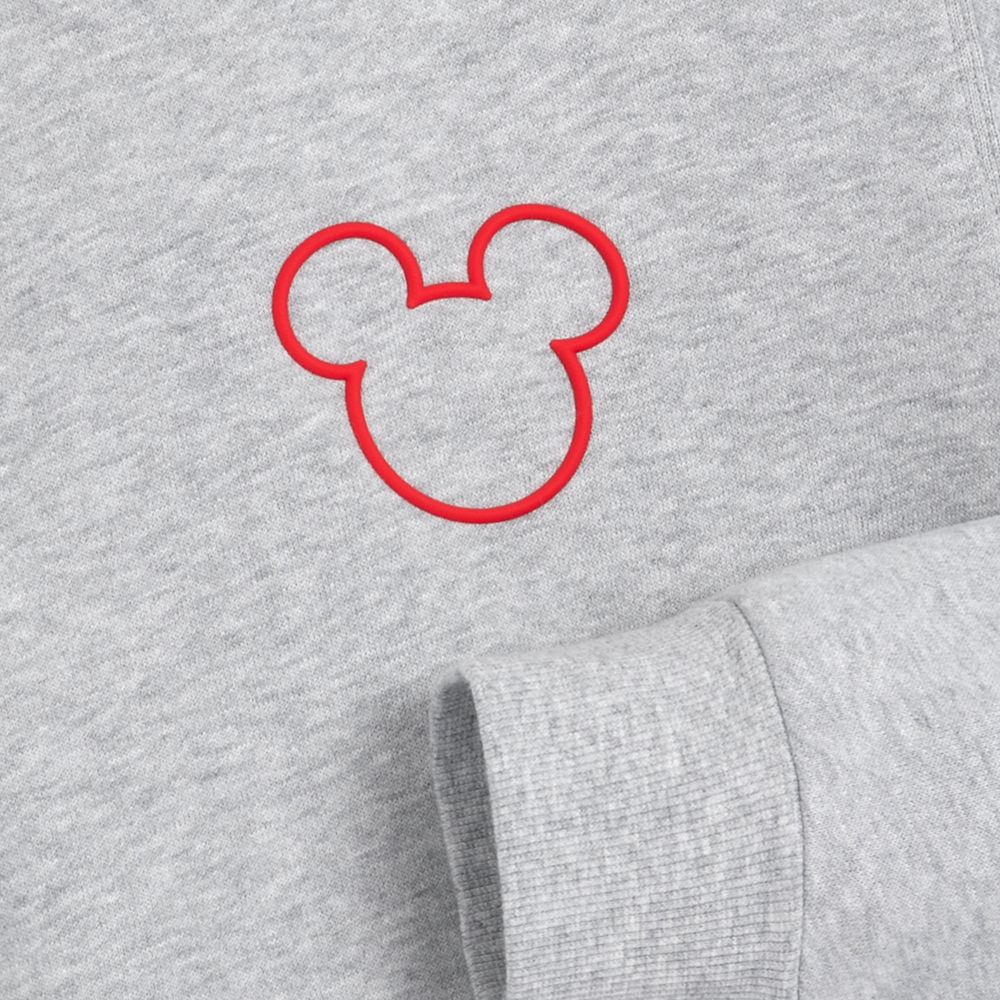 Mickey Mouse Icon Steady State Crew Pullover for Men by lululemon - Gray