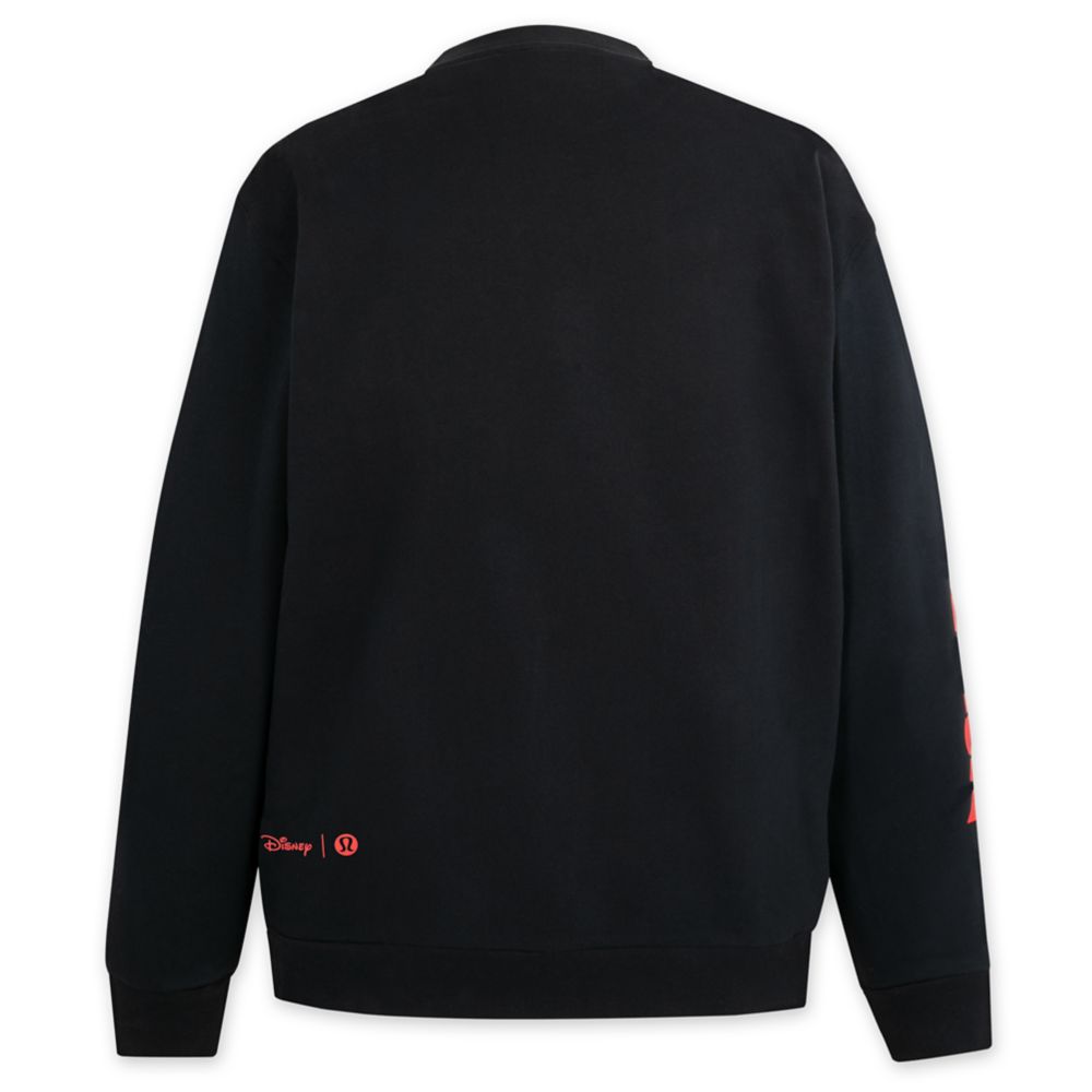 Mickey Mouse Icon Steady State Crew Pullover for Men by lululemon - Black