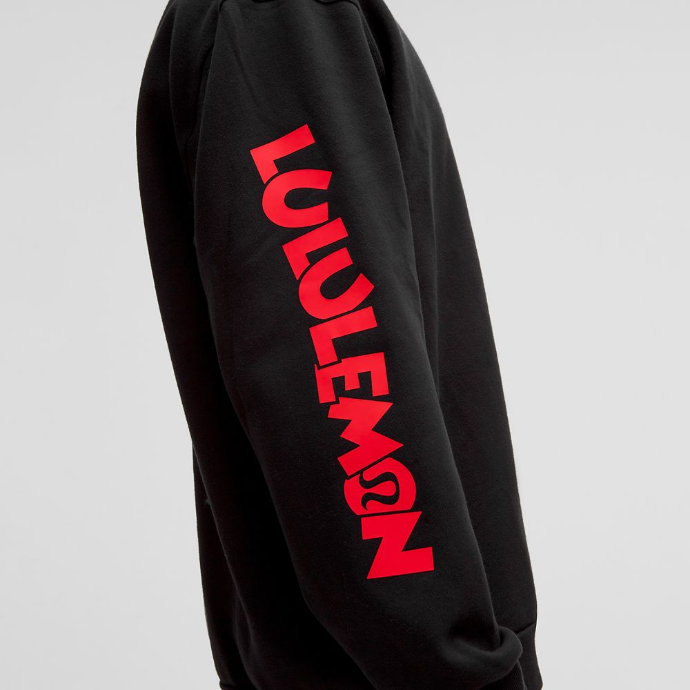 Mickey Mouse Icon Steady State Crew Pullover for Men by lululemon - Black