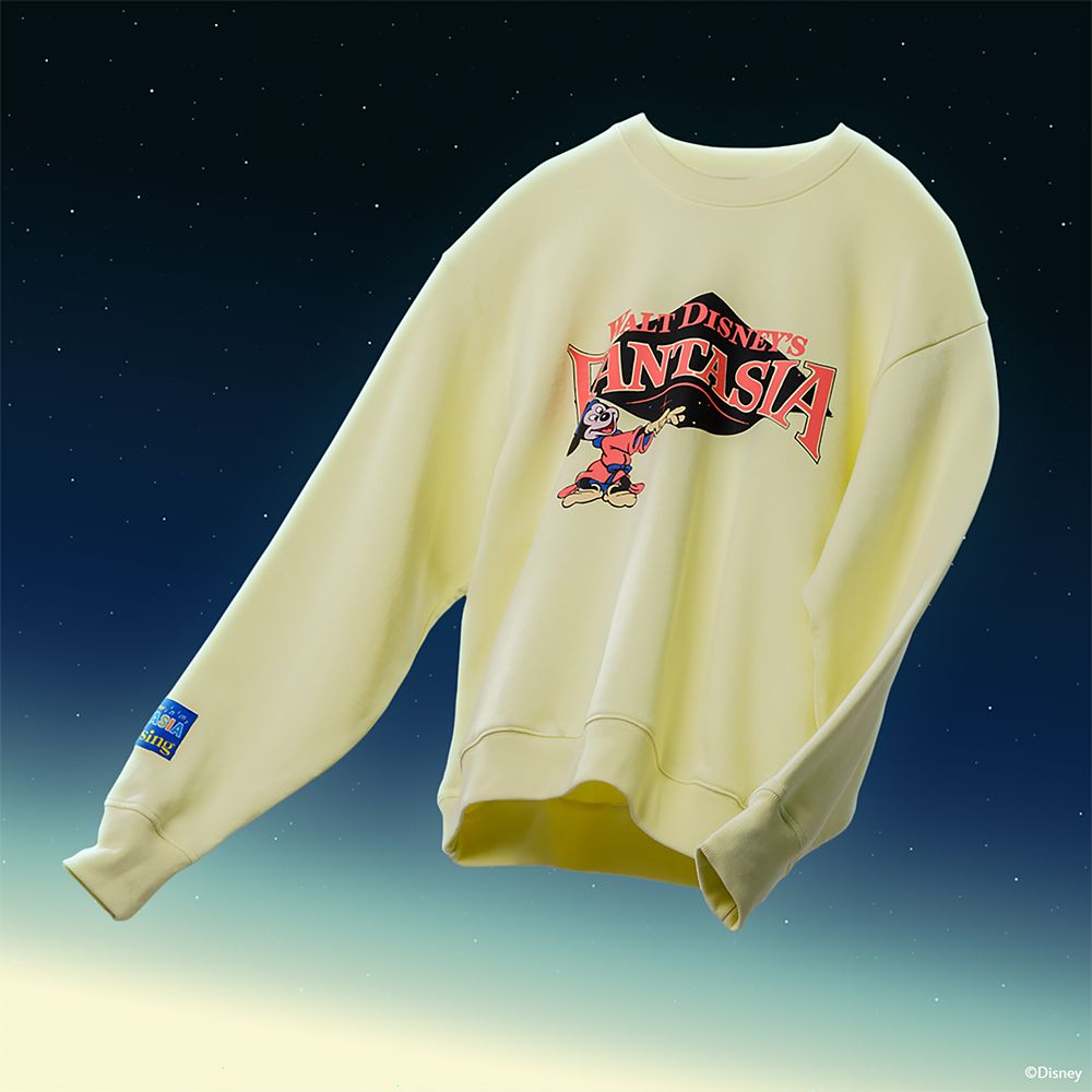 Disney Fantasia x Pleasing L'Apprenti Sorcier Logo Crewneck Pullover for Adults