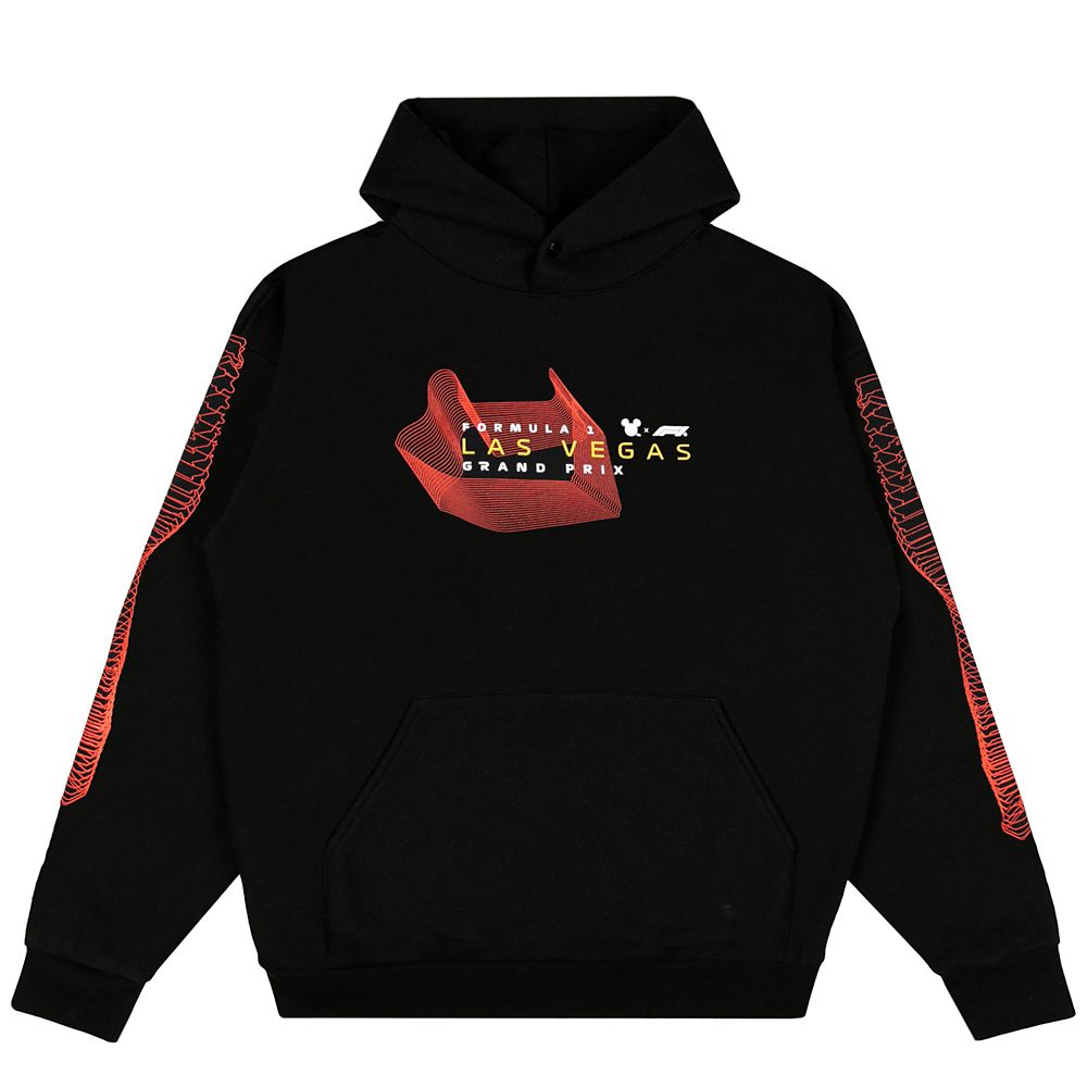 Disney x Formula 1 Pullover Hoodie for Adults – Black