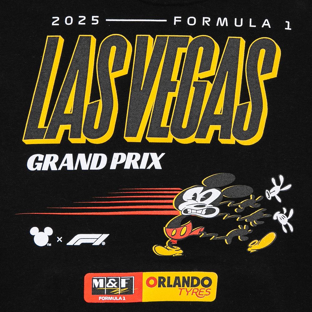 Disney x Formula 1 Pullover Hoodie for Adults - Black