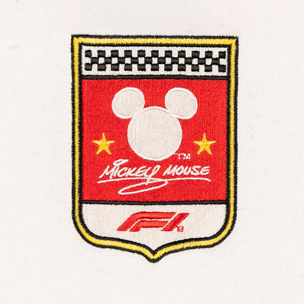 Disney x Formula 1 Pullover Hoodie for Adults &ndash; Cream
