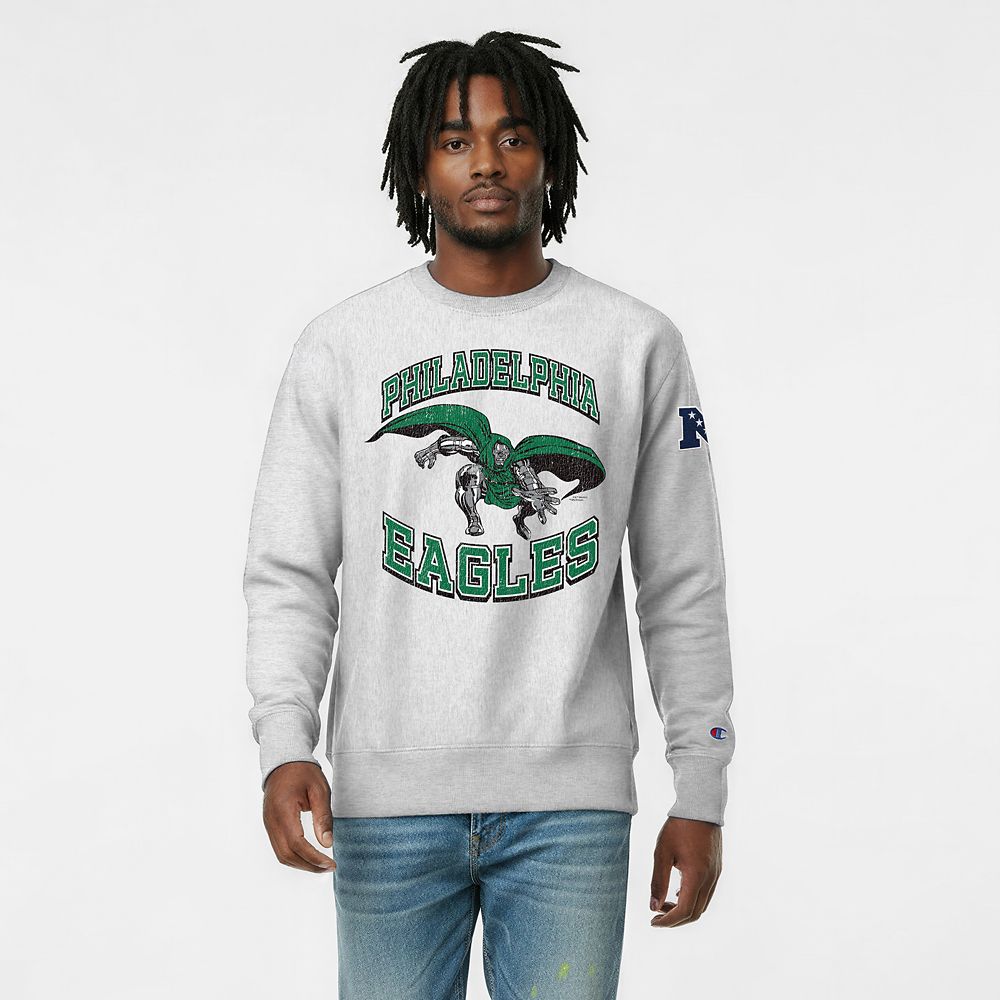 Doctor Doom &ndash; Philadelphia Eagles Pullover Sweatshirt for Adults &ndash; Disney | Champion NFL