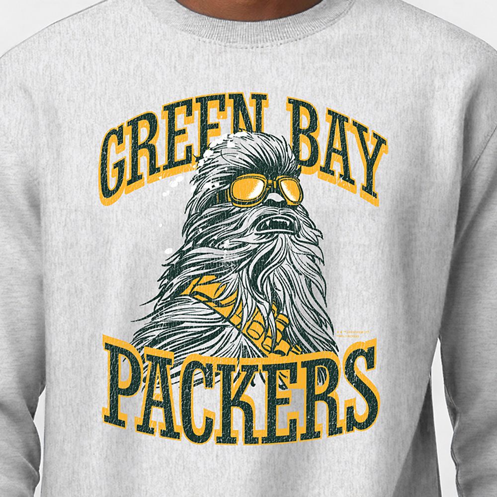 Chewbacca &ndash; Green Bay Packers Pullover Sweatshirt for Adults &ndash; Disney | Champion NFL