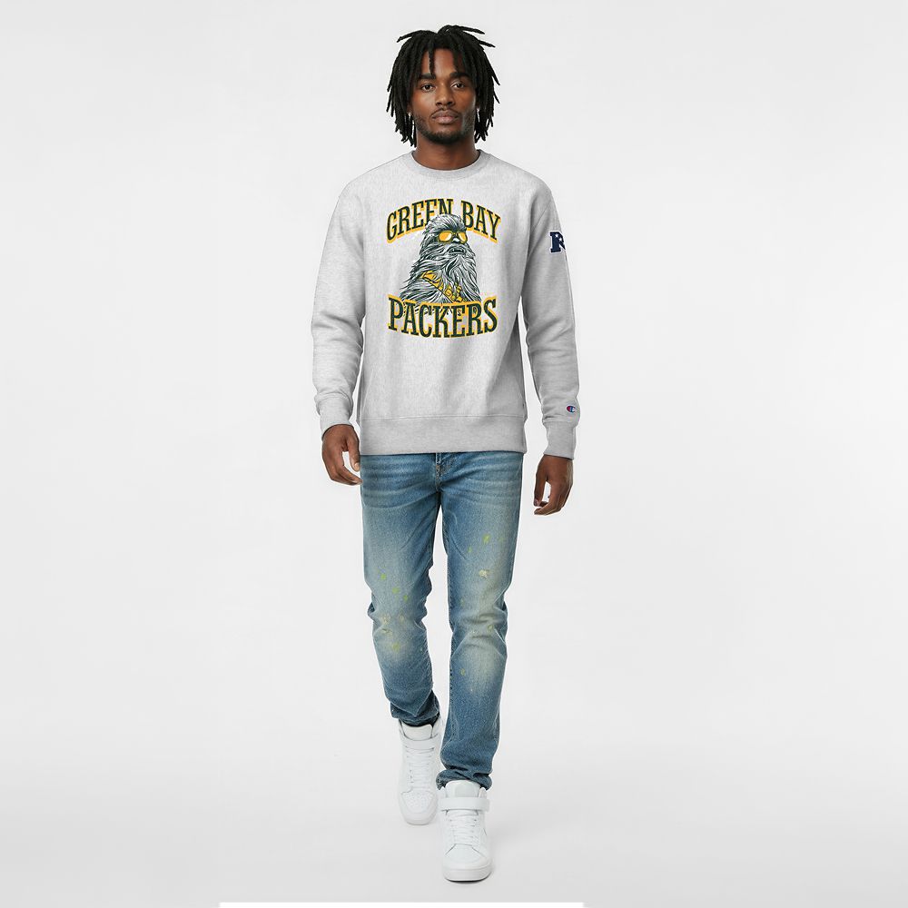 Chewbacca &ndash; Green Bay Packers Pullover Sweatshirt for Adults &ndash; Disney | Champion NFL