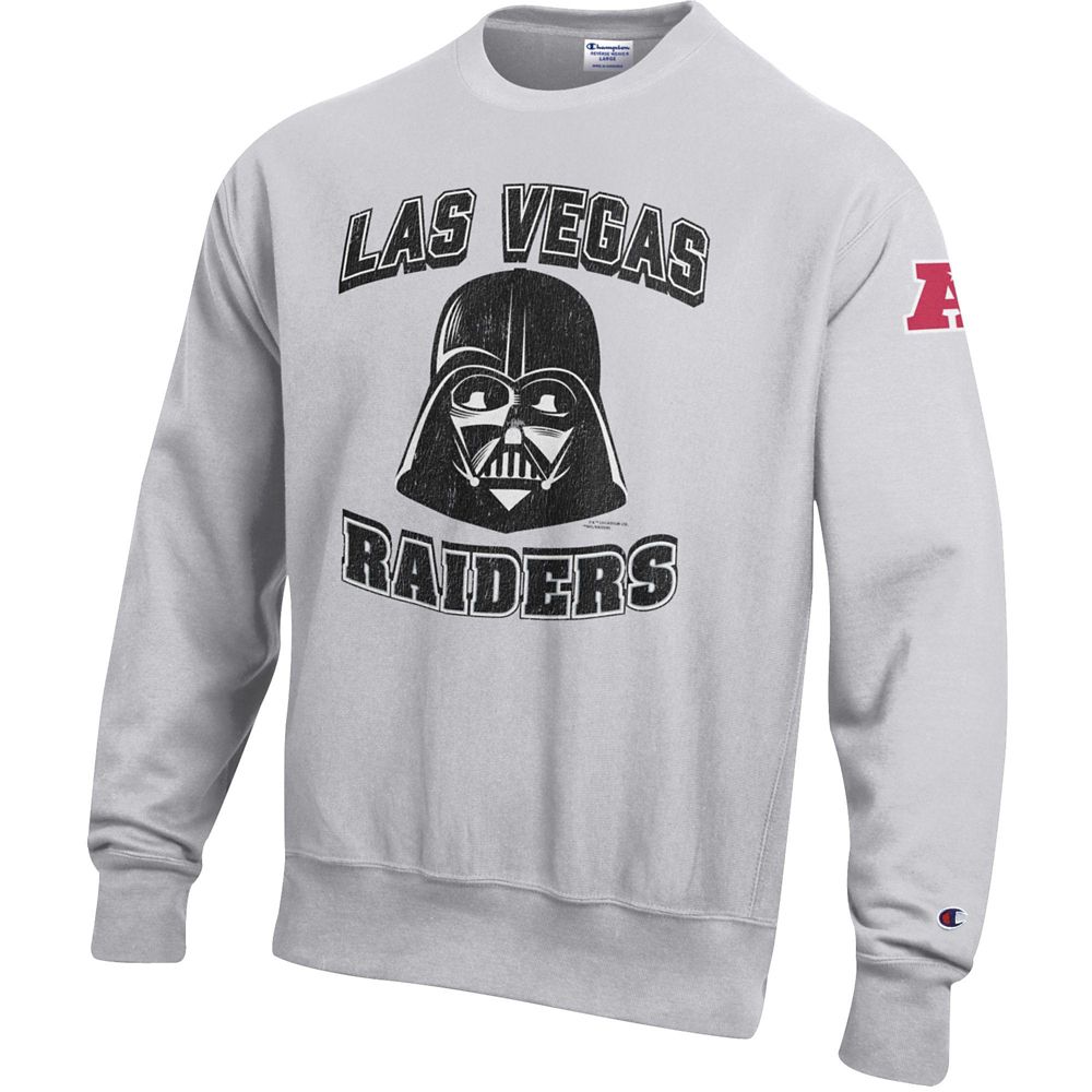 Darth Vader &ndash; Las Vegas Raiders Pullover Sweatshirt for Adults &ndash; Disney | Champion NFL