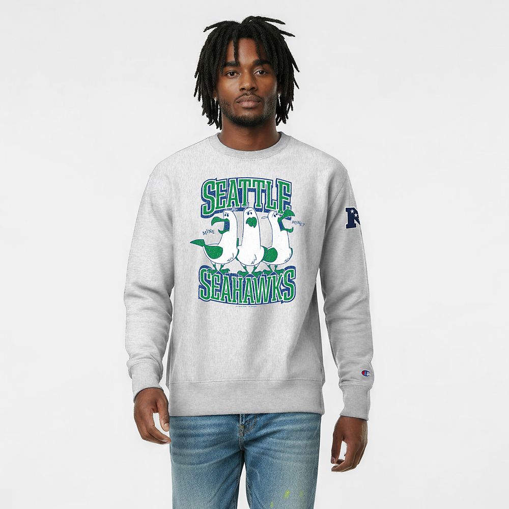 Finding Nemo Seagulls &ndash; Seattle Seahawks Pullover Sweatshirt for Adults &ndash; Disney | Champion NFL