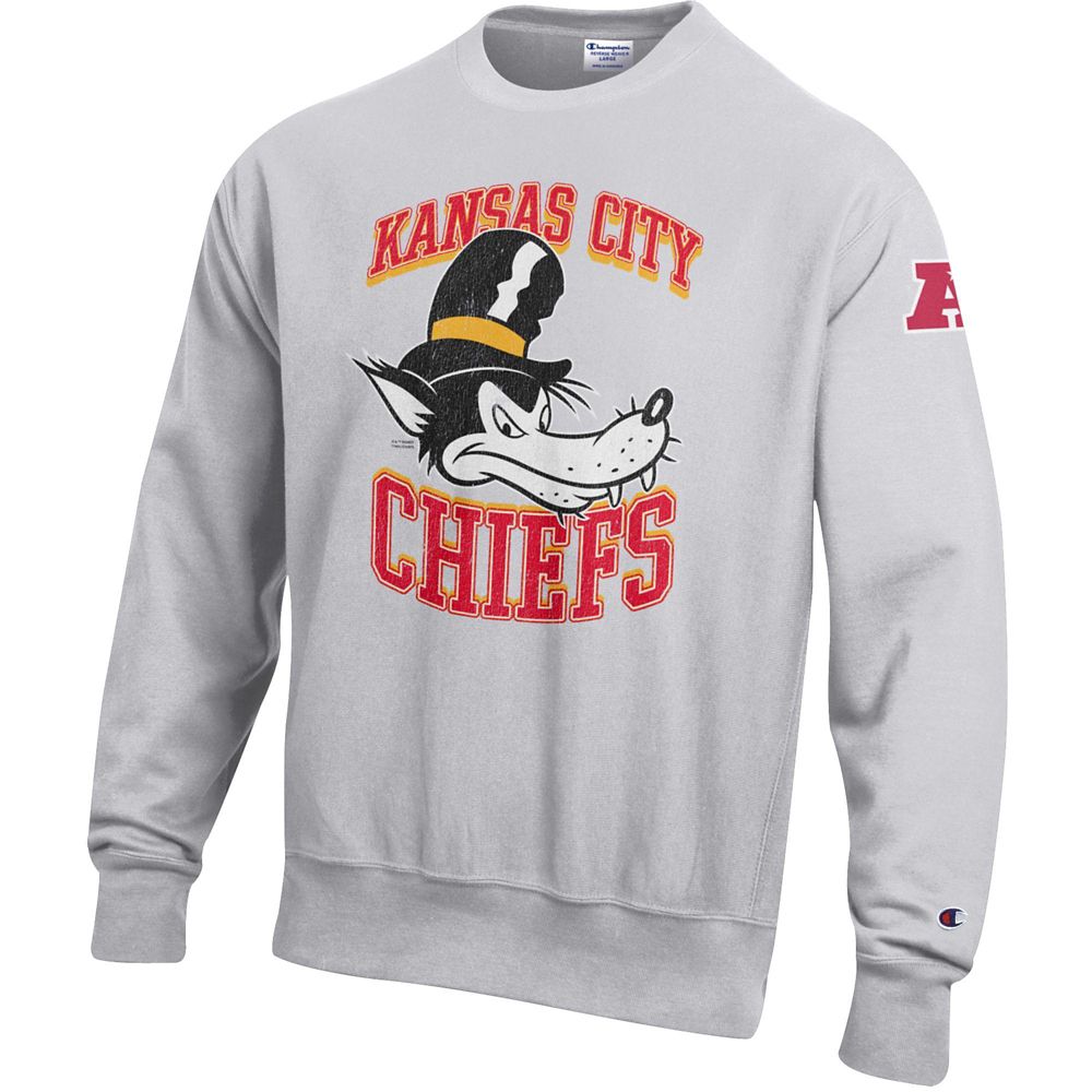 Big Bad Wolf &ndash; Kansas City Chiefs Pullover Sweatshirt for Adults &ndash; Disney | Champion NFL