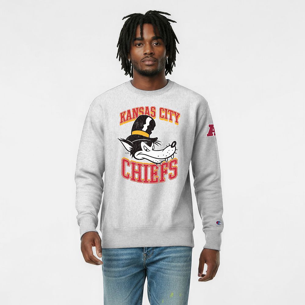 Big Bad Wolf &ndash; Kansas City Chiefs Pullover Sweatshirt for Adults &ndash; Disney | Champion NFL