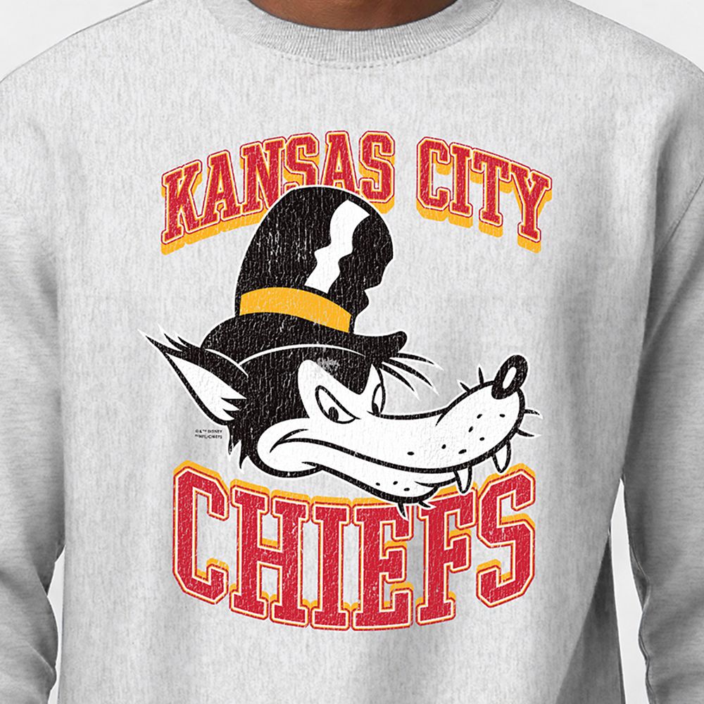 Big Bad Wolf &ndash; Kansas City Chiefs Pullover Sweatshirt for Adults &ndash; Disney | Champion NFL