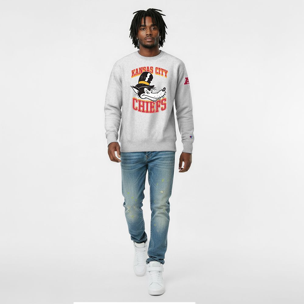 Big Bad Wolf &ndash; Kansas City Chiefs Pullover Sweatshirt for Adults &ndash; Disney | Champion NFL