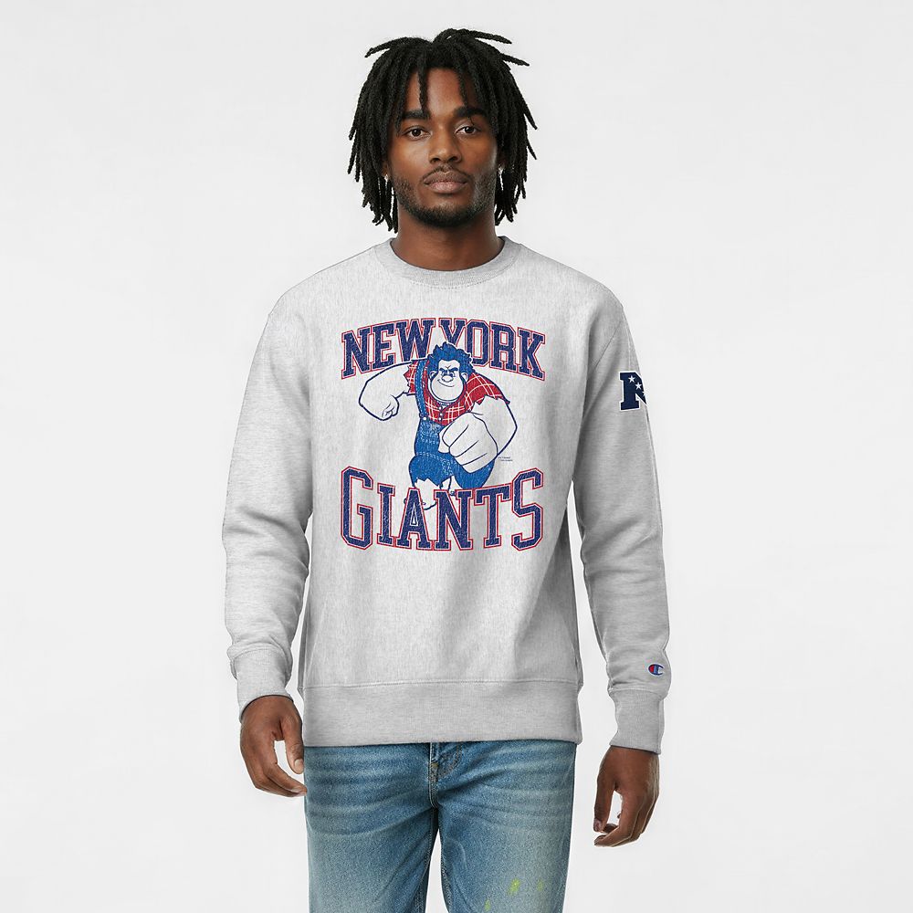 Wreck-It Ralph &ndash; New York Giants Pullover Sweatshirt for Adults &ndash; Disney | Champion NFL