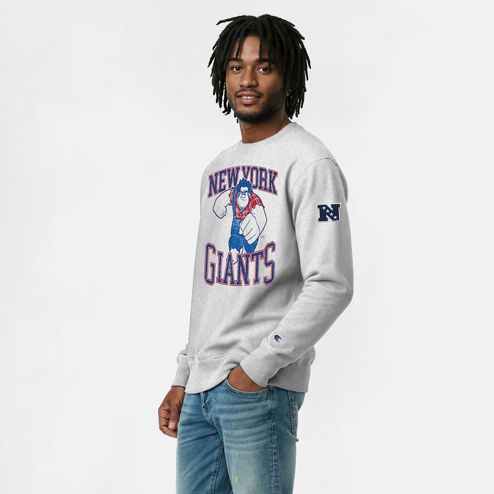 Wreck-It Ralph &ndash; New York Giants Pullover Sweatshirt for Adults &ndash; Disney | Champion NFL