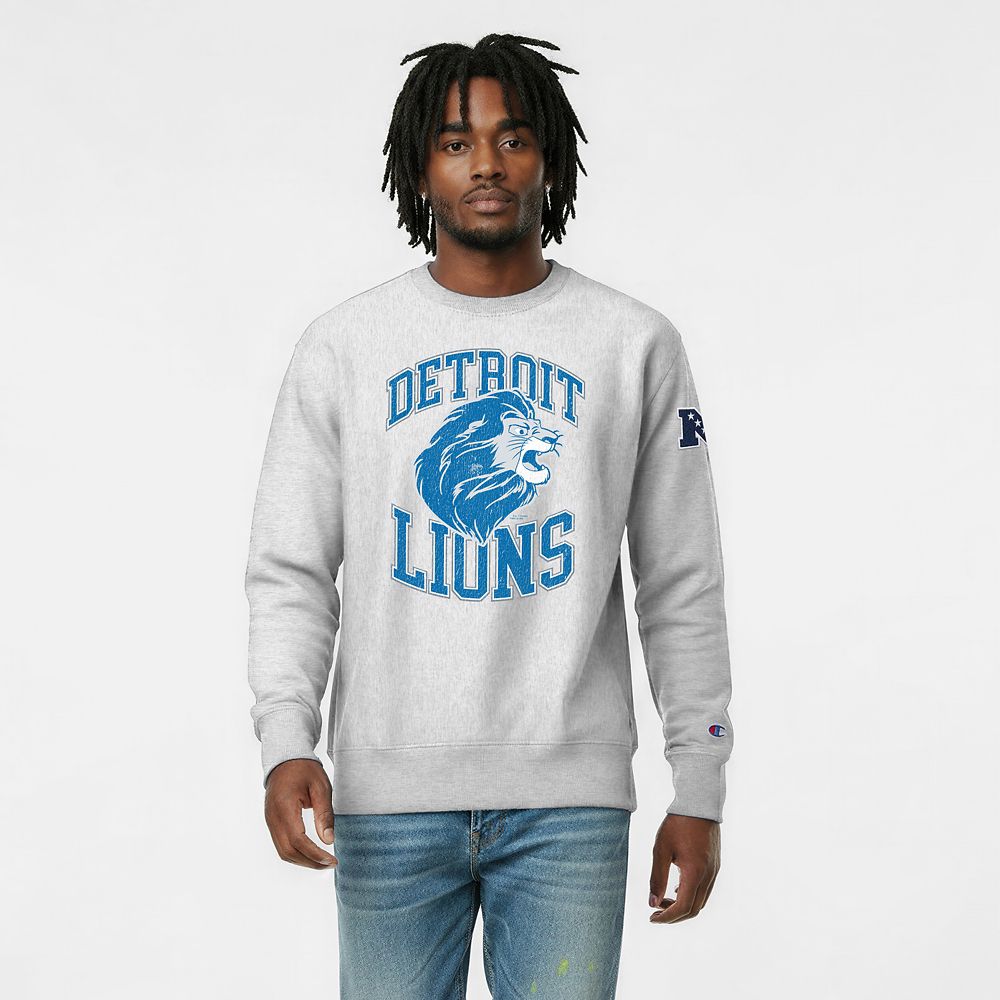 Simba &ndash; Detroit Lions Pullover Sweatshirt for Adults &ndash; Disney | Champion NFL