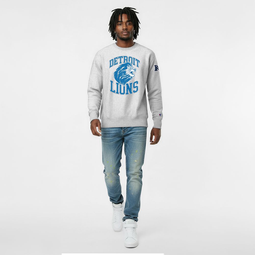 Simba &ndash; Detroit Lions Pullover Sweatshirt for Adults &ndash; Disney | Champion NFL