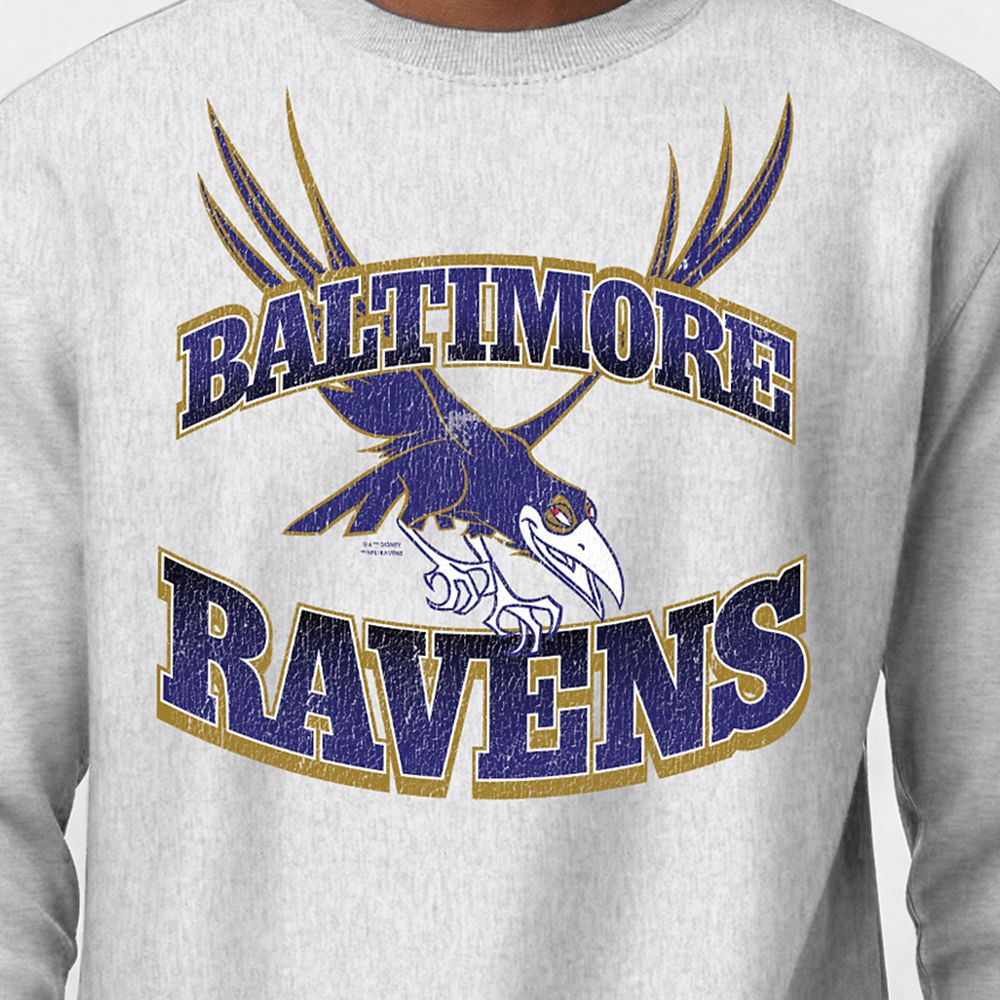 Maleficent's Raven &ndash; Baltimore Ravens Pullover Sweatshirt for Adults &ndash; Disney | Champion NFL