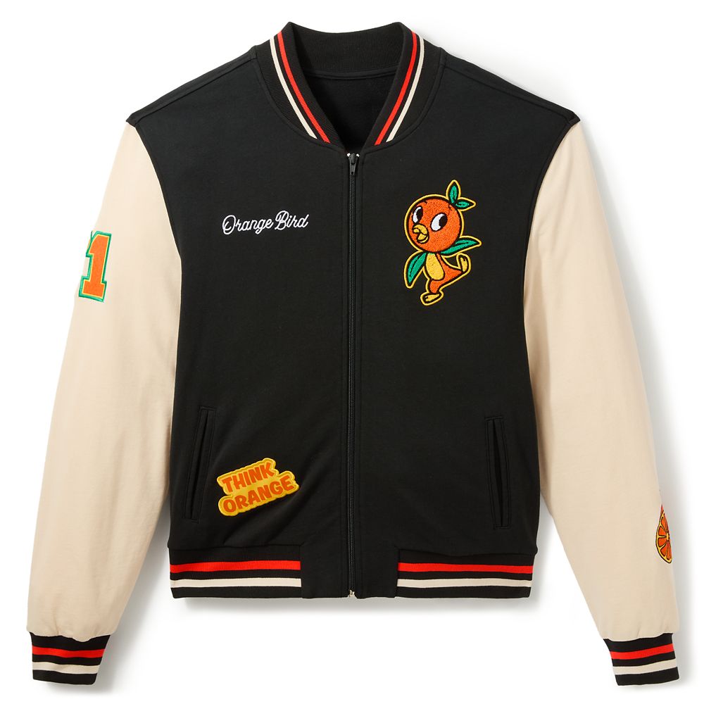 Orange Bird Varsity Jacket for Adults Official shopDisney