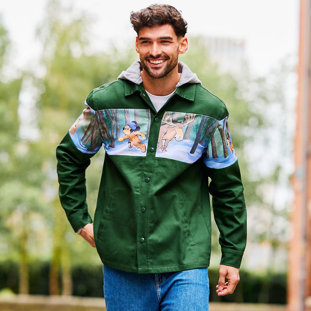 Mickey Mouse and Friends Winter Scene Outerwear Jacket for Adults