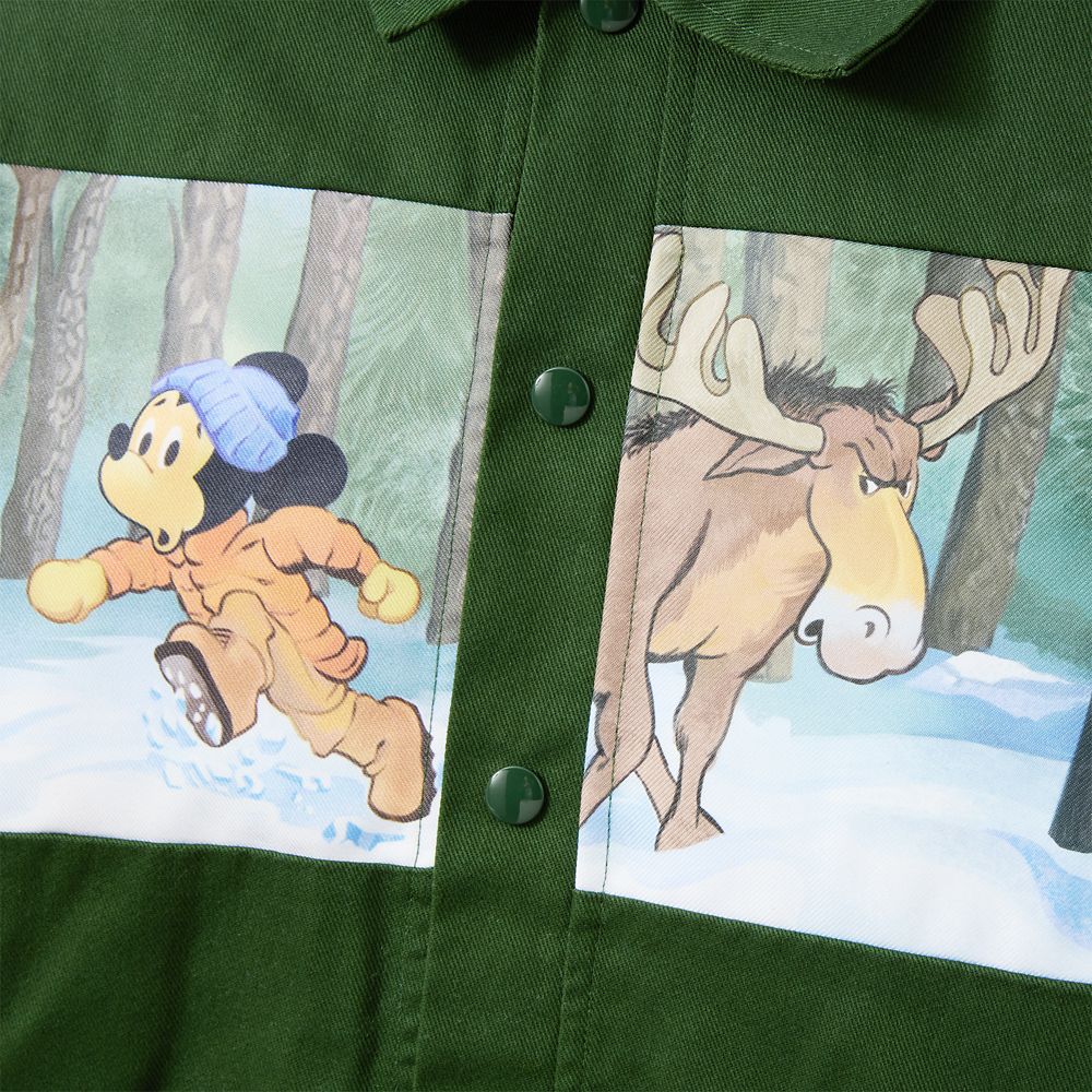 Mickey Mouse and Friends Winter Scene Outerwear Jacket for Adults