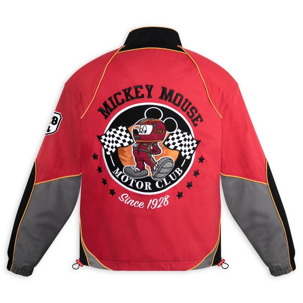 Mickey Mouse ''Motor Club'' Racing Jacket for Adults by Our Mickey Mouse ''Motor Club'' Racing Jacket for Adults by Our