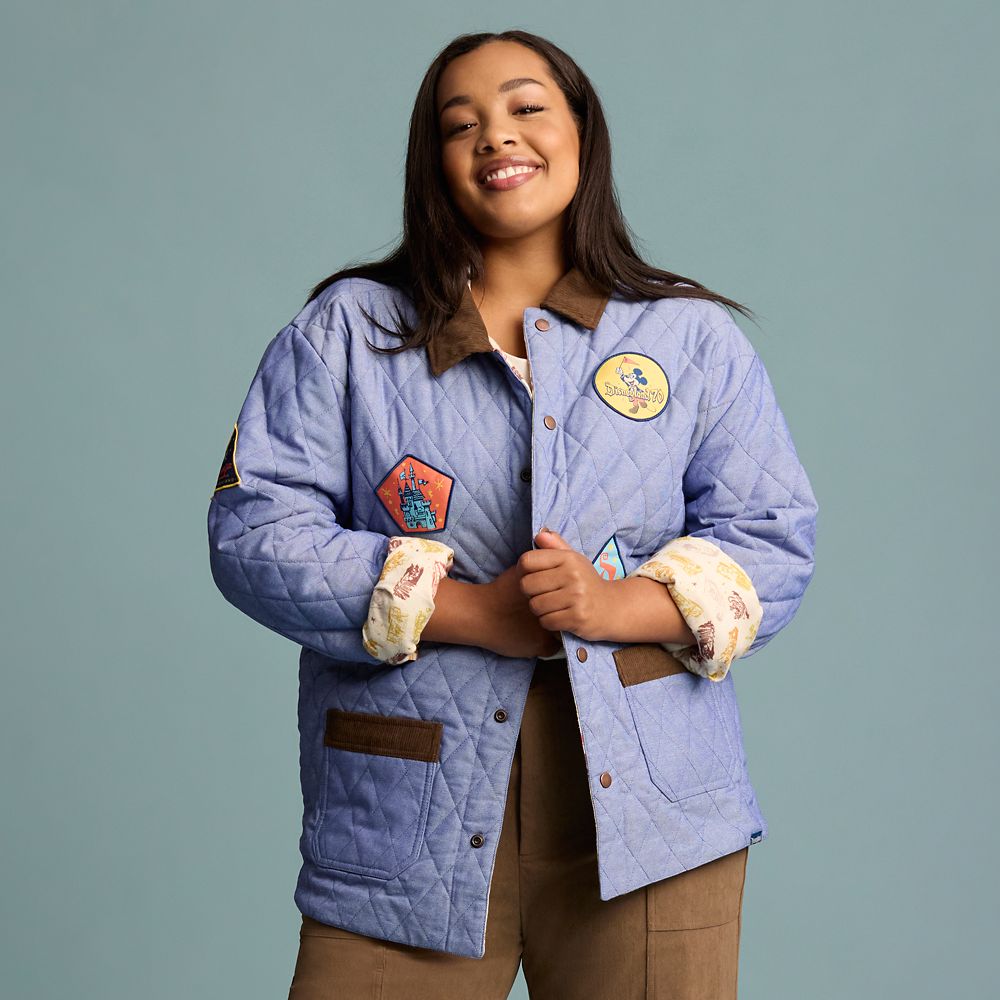 Disneyland 70th Anniversary Reversible Patch Jacket for Adults by Our Universe