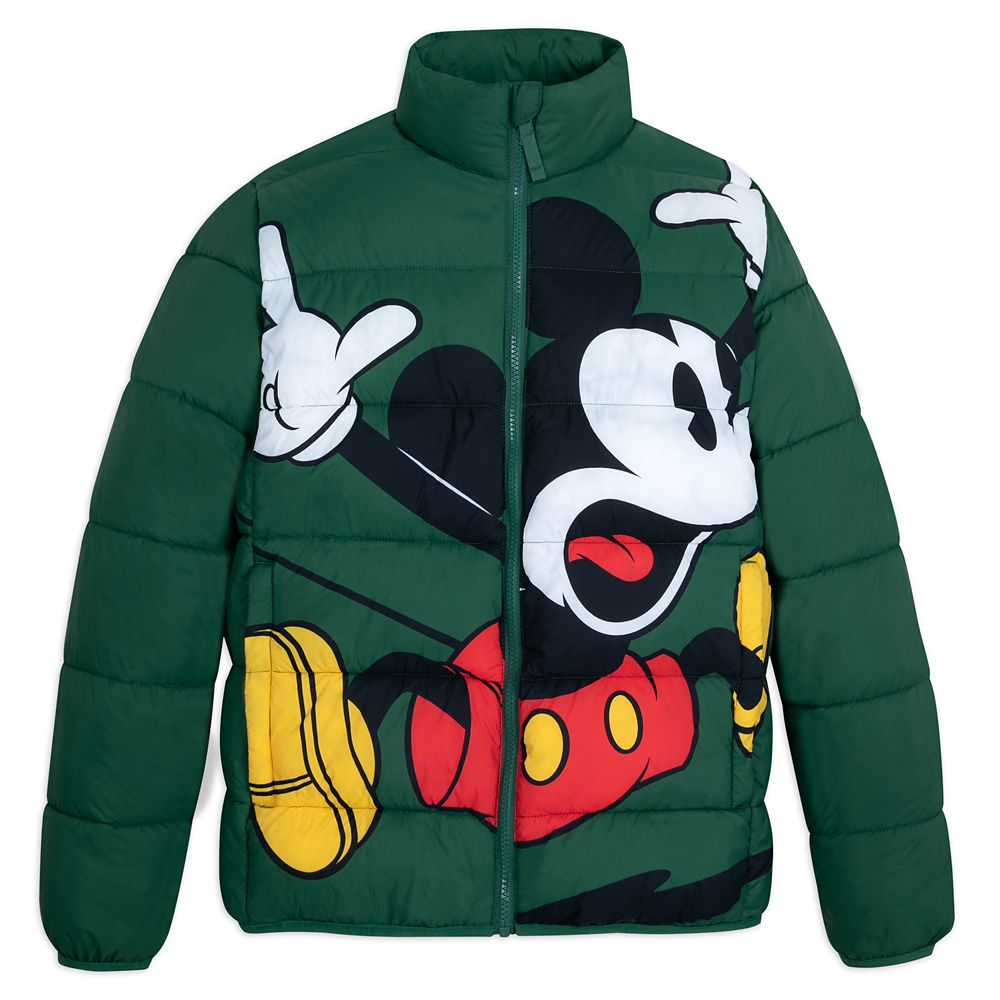 Mickey Mouse Puffer Jacket for Adults Official shopDisney