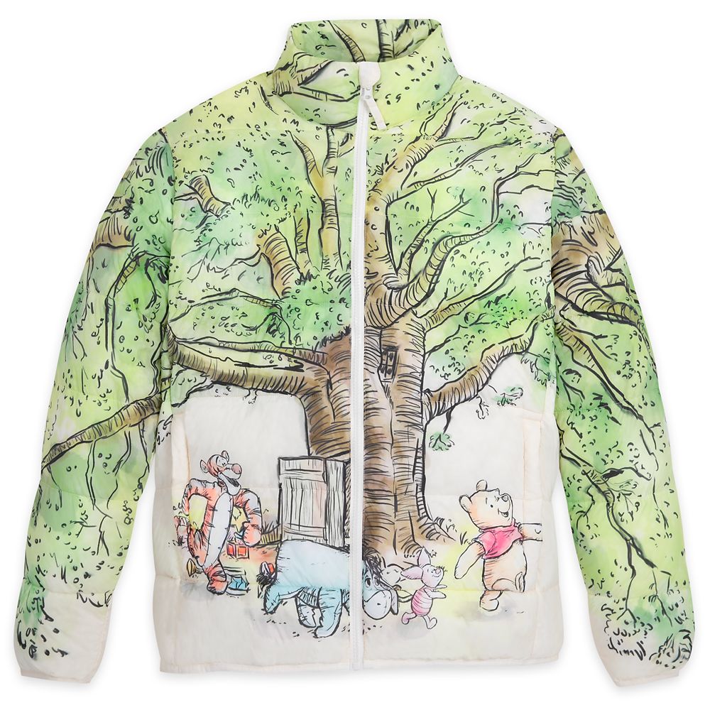 Winnie the Pooh and Pals Puffer Jacket for Adults