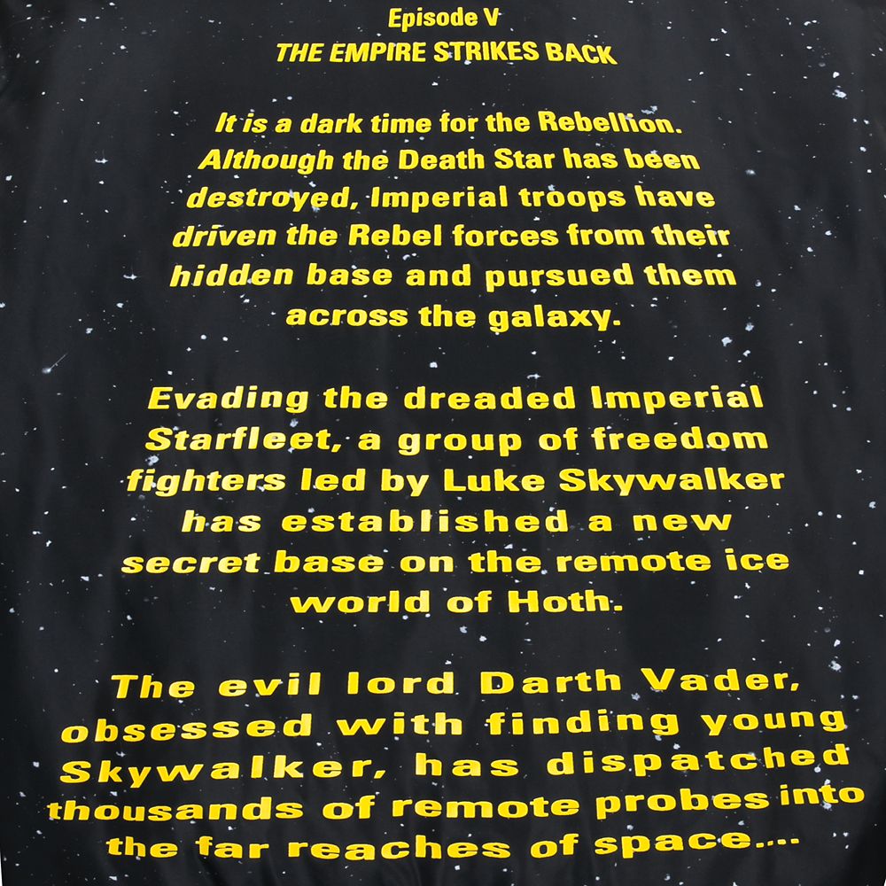 Star Wars The Empire Strikes Back 45th Anniversary Jacket for Adults